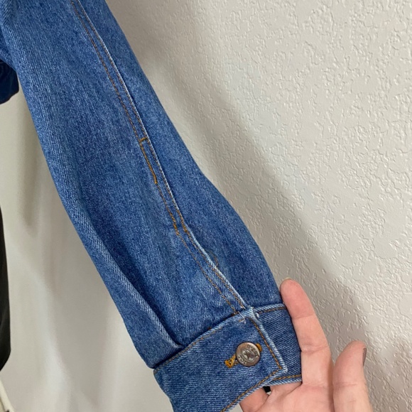 Ces Toi Crop Jean Jacket Size Large - Picture 4 of 8